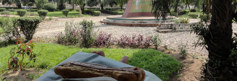Französischer Nachtisch im Park